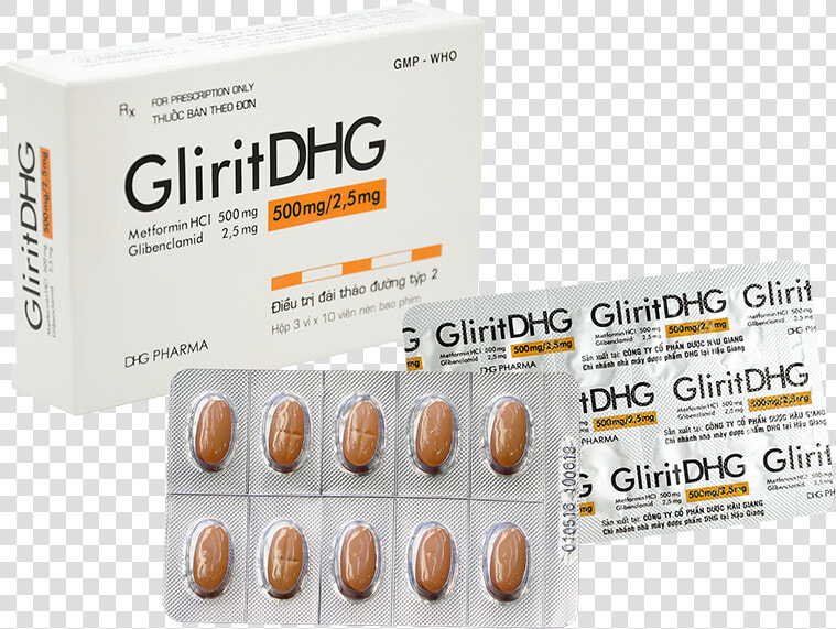 Gliritdhg 500mg 2 5mg  HD Png DownloadTransparent PNG