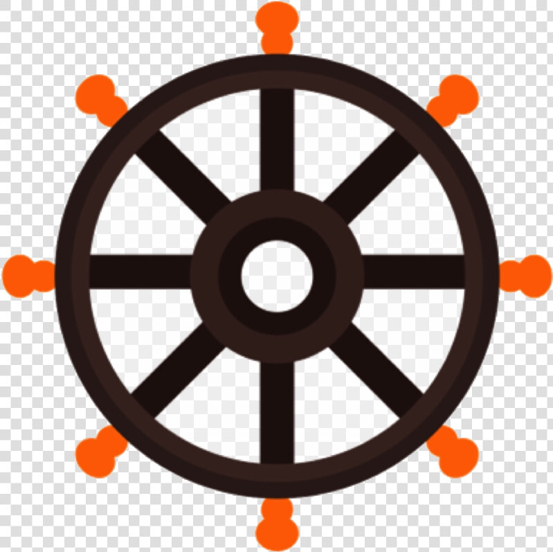 Ship Wheel As Soon Your Course Is Open It Can Be Clipart   Dharmachakra Png  Transparent PngTransparent PNG