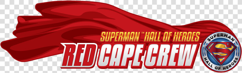 Red Cape Crew   Superman Logo Cape  HD Png DownloadTransparent PNG