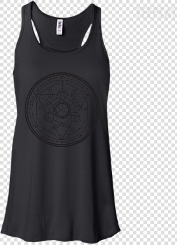 Full Metal Alchemist Transmutation Circle Ladies Tee   Rock Concert Tank Top  HD Png DownloadTransparent PNG