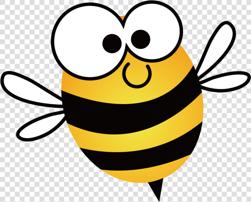 European Dark Bee Honey Bee Beehive Clip Art   Cartoon Bee Clip Art  HD Png DownloadTransparent PNG