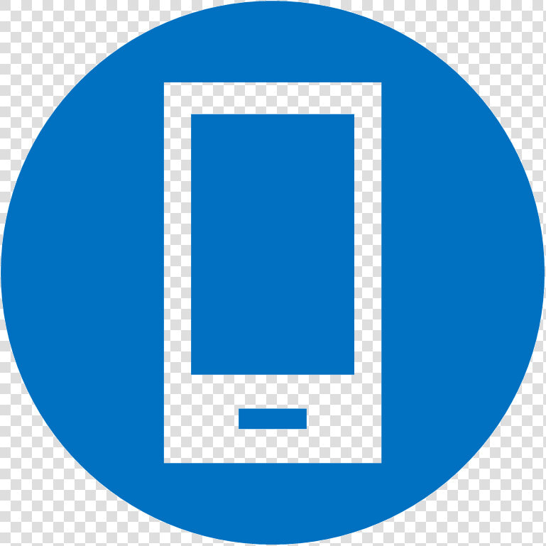 Vectr Icon Of Cell Phone   Cell Phone Blue Icon  HD Png DownloadTransparent PNG