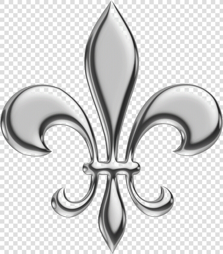 Fleur De Lys Png   Silver Fleur De Lis Clipart  Transparent PngTransparent PNG