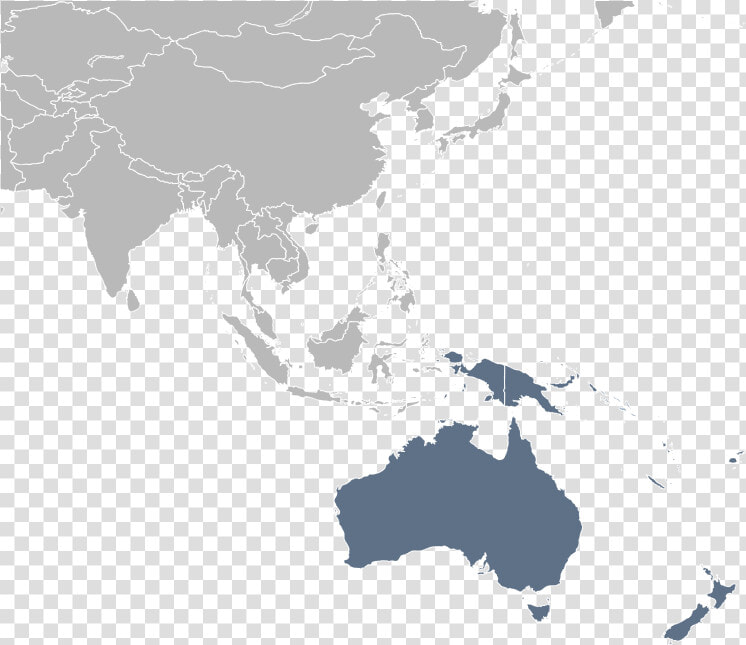 Asia Pacific Map Vector  HD Png DownloadTransparent PNG