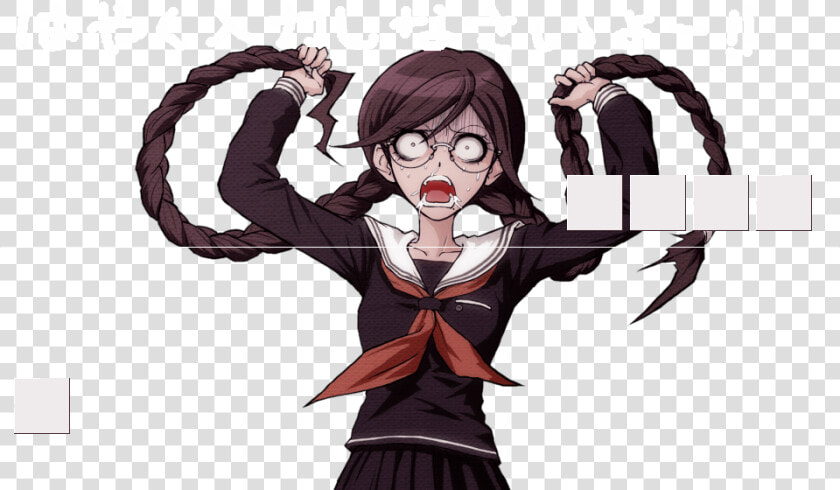 Danganronpa Ultra Despair Toko Placeholder   Danganronpa Trigger Happy Havoc Characters Sprites  HD Png DownloadTransparent PNG