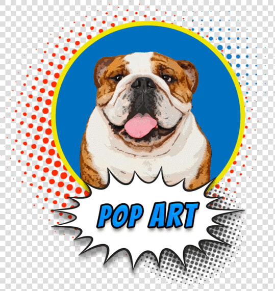 Pop Your Pup Pop Art   Circular Halftone Pattern  HD Png DownloadTransparent PNG