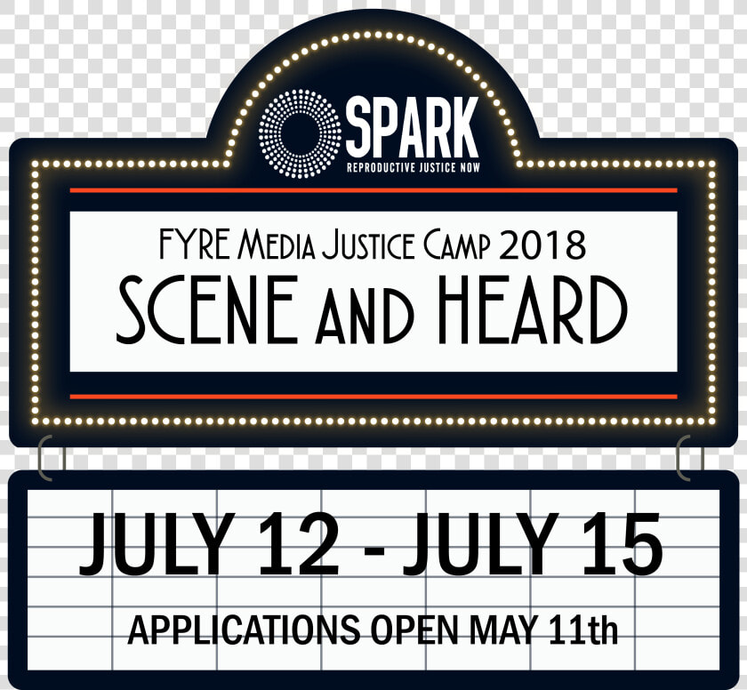 Save The Date For Fyre Media Justice Camp 2018  HD Png DownloadTransparent PNG