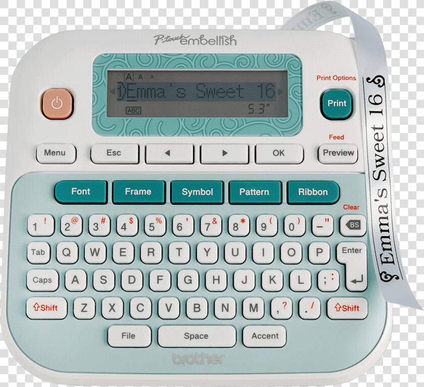 Decorative Label Maker   P Touch Brother Label Maker Staples  HD Png DownloadTransparent PNG