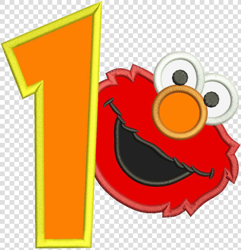 Elmo Birthday Clipart At Getdrawingscom Free For Personal   1st Birthday Elmo Clipart  HD Png DownloadTransparent PNG