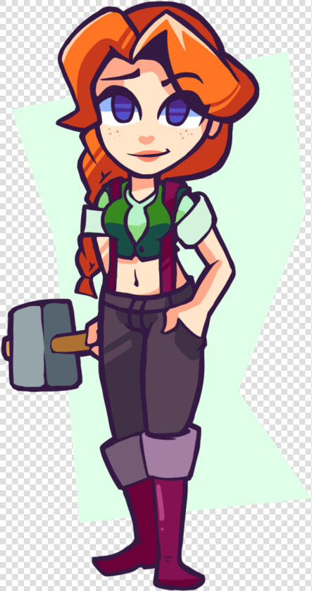 Leah So Cool   Stardew Valley Leah Fan Art  HD Png DownloadTransparent PNG