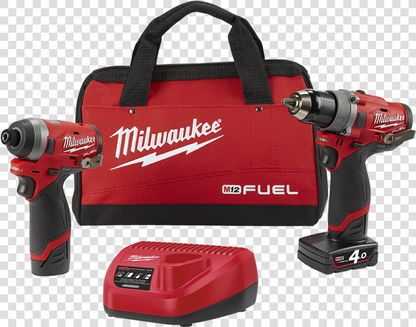 M12 Fuel® 2 Piece Power Pack 2a   Milwaukee M12 Fuel  HD Png DownloadTransparent PNG