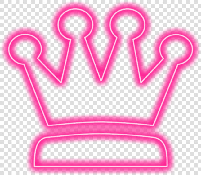  crown  pink  pinkcrown  queen  king  neon  neoneffect   Transparent Crown Neon Png  Png DownloadTransparent PNG