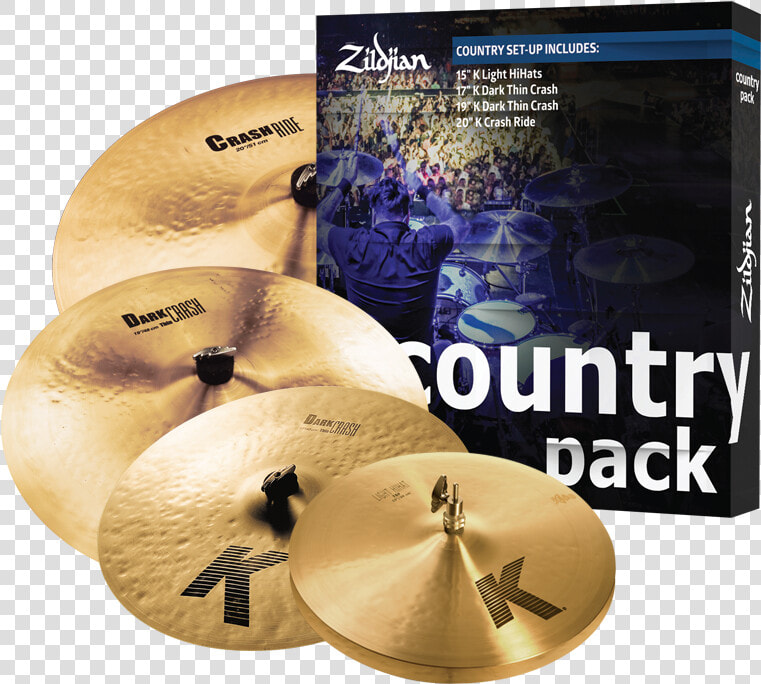 Zildjian Special K Dark Pack K Light  Crashes Ride   Zildjian Country Cymbal Pack  HD Png DownloadTransparent PNG