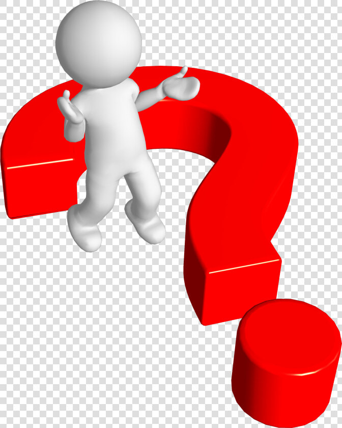 Guy Clipart Question Mark   3d Man Question Gif  HD Png DownloadTransparent PNG