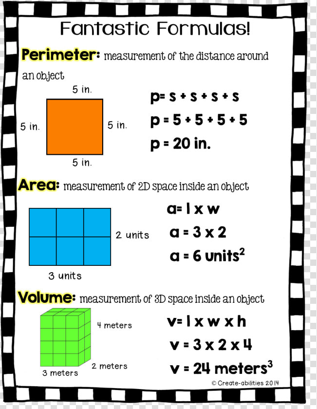 Volume Formula 5th Grade  HD Png DownloadTransparent PNG