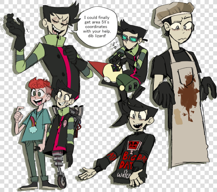 “ugh Human Zim Sketchpage ”   Invader Zim Human Zim  HD Png DownloadTransparent PNG