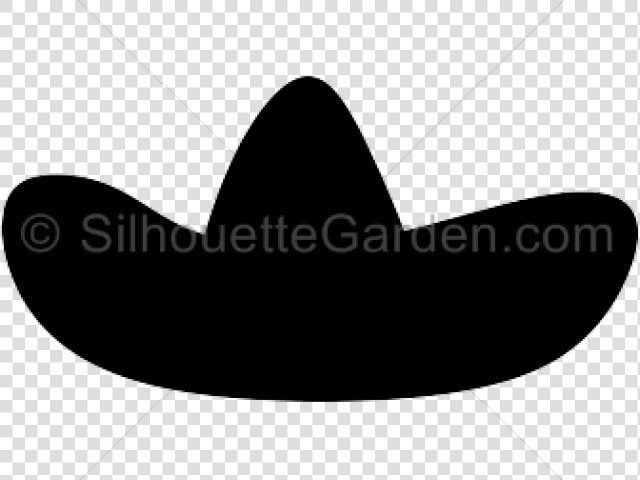 Transparent Sombrero Clipart Png   Silhouette Sombrero Clip Art  Png DownloadTransparent PNG