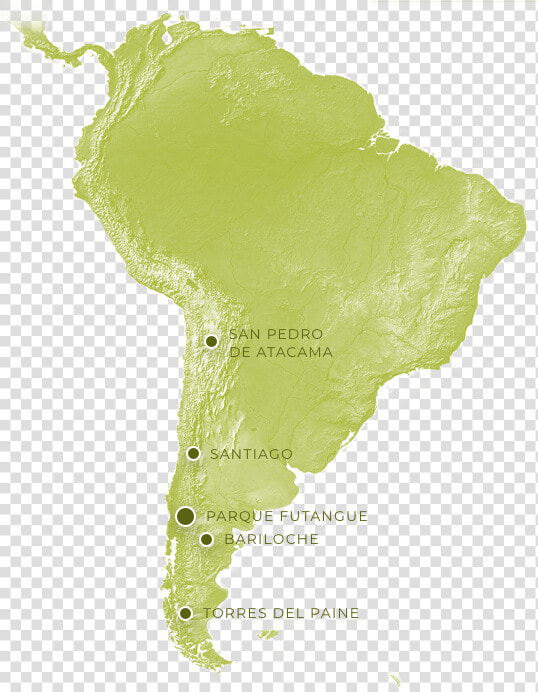 Chile In South America Map   South America Border Map  HD Png DownloadTransparent PNG