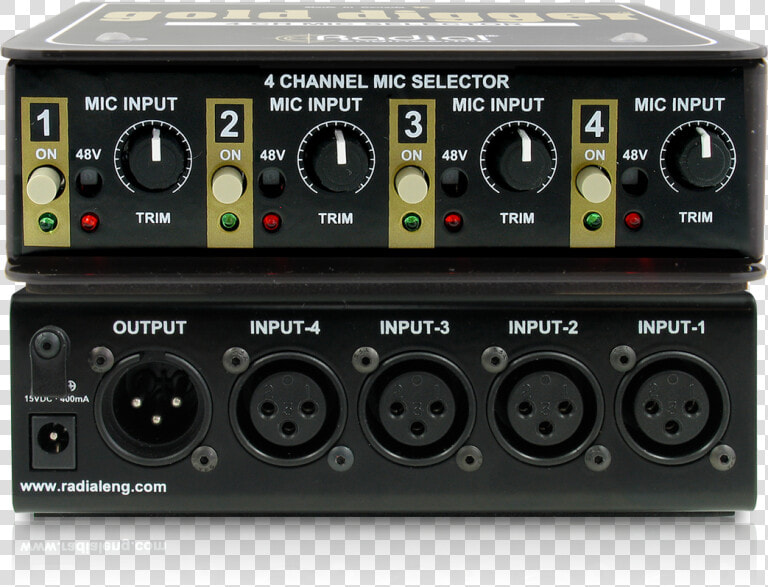 Mic Selector 1 Input 4 Output  HD Png DownloadTransparent PNG