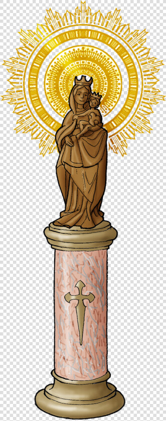 12 De Octubre   Dibujo Virgen Del Pilar  HD Png DownloadTransparent PNG