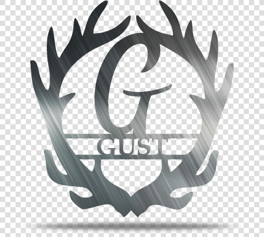 Transparent Antler Png   Antler Initial Metal Art  Png DownloadTransparent PNG