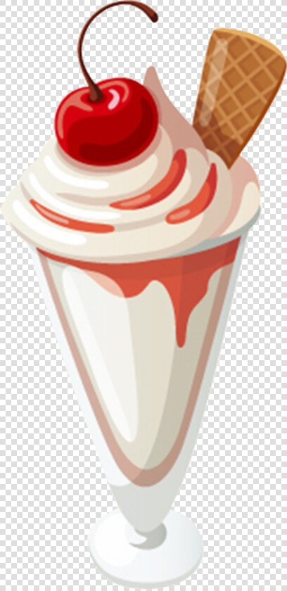 Milkshake Cartoon Png   Animated Ice Cream Sundae  Transparent PngTransparent PNG