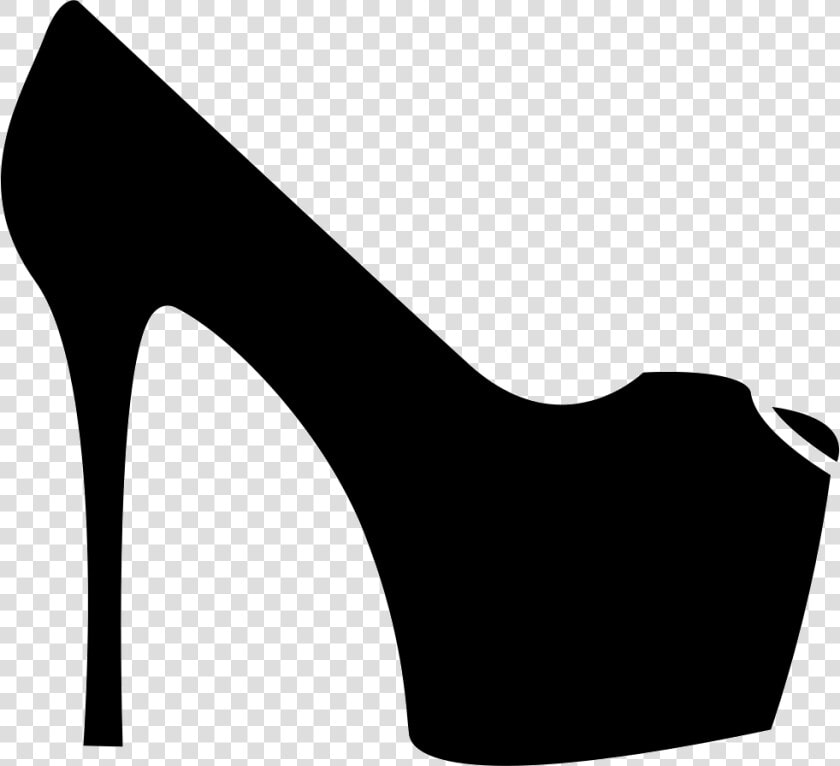 High heeled Shoe Stiletto Heel   Black High Heel Png Transparent  Png DownloadTransparent PNG