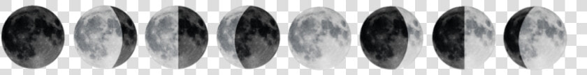  moon  phases  space  blackandwhite  newmoon  madewithpicsart   Moon  HD Png DownloadTransparent PNG