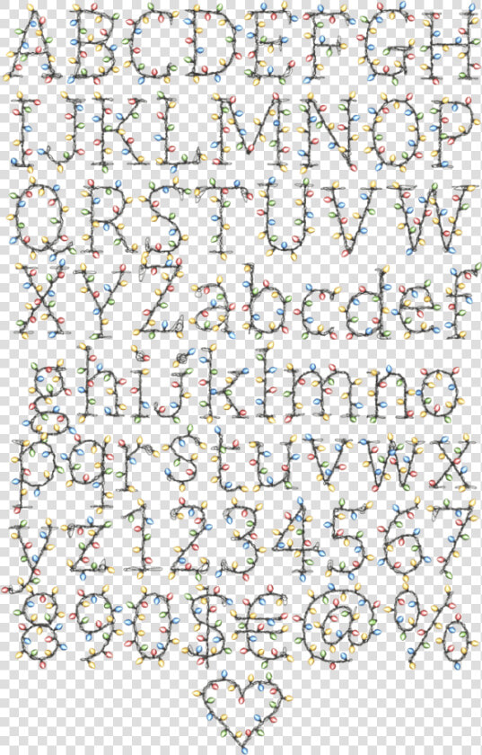 Alphabet Of Color Garland   Motif  HD Png DownloadTransparent PNG