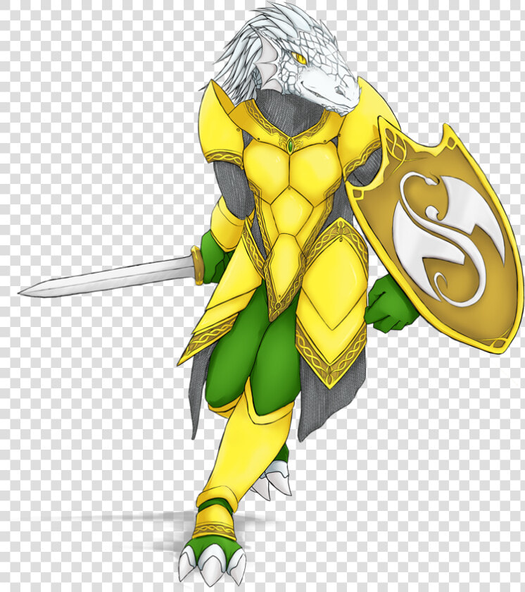 Dragonborn Paladin   Cartoon  HD Png DownloadTransparent PNG