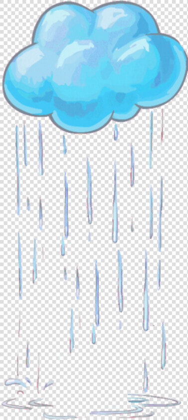  art  cloud  rain  raincloud  stickers   Cartoon Transparent Background Rain  HD Png DownloadTransparent PNG