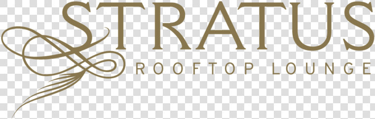 Stratus Logo Gold 4c   Stratus Rooftop Lounge  HD Png DownloadTransparent PNG