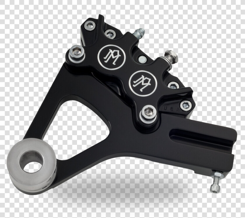 Pm Contrast Cut 4 Piston Rear Brake Caliper For Harley   Motorcycle  HD Png DownloadTransparent PNG