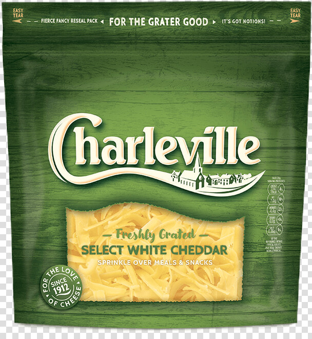 Charleville Select White Cheddar Grated   Coffee  HD Png DownloadTransparent PNG