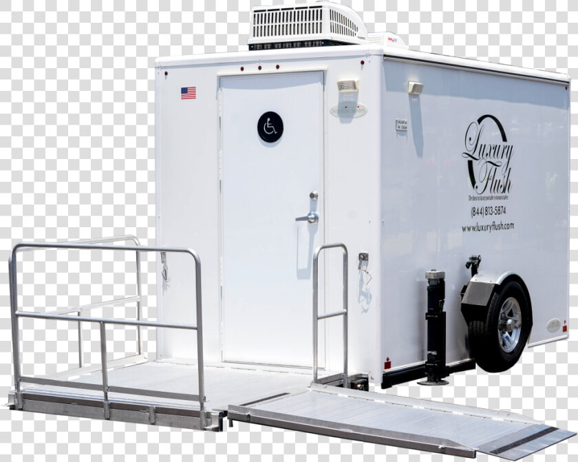 Ada Single Portable Restroom Trailer Nice Porta Potty   Trailer  HD Png DownloadTransparent PNG