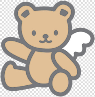  bear  cute  kawaii  love  angel  cherub  aesthetic   Picsart Cute  HD Png DownloadTransparent PNG