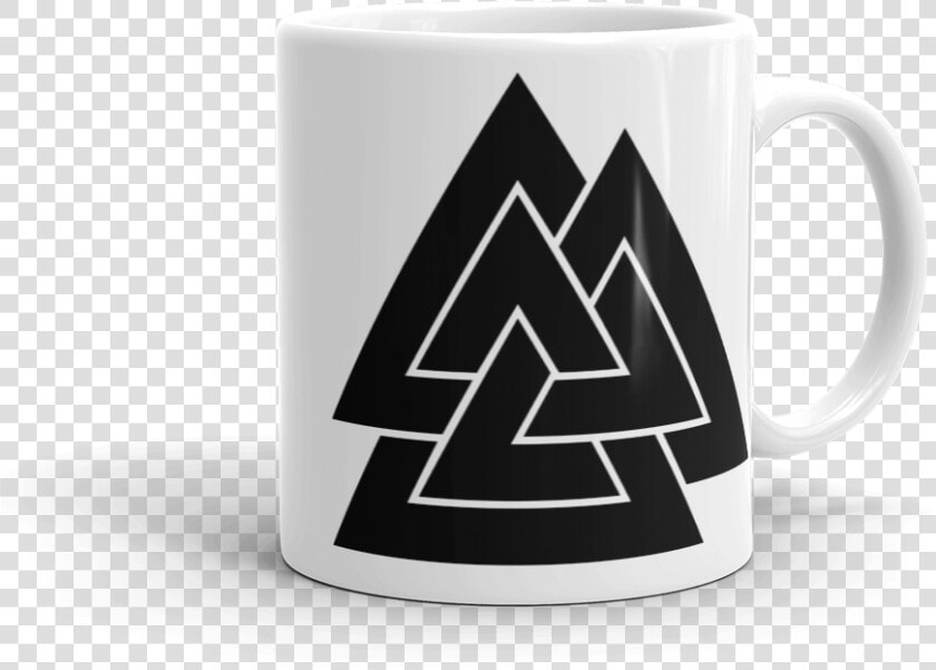 Valknut Coffee Mug   Norse Runes Png  Transparent PngTransparent PNG