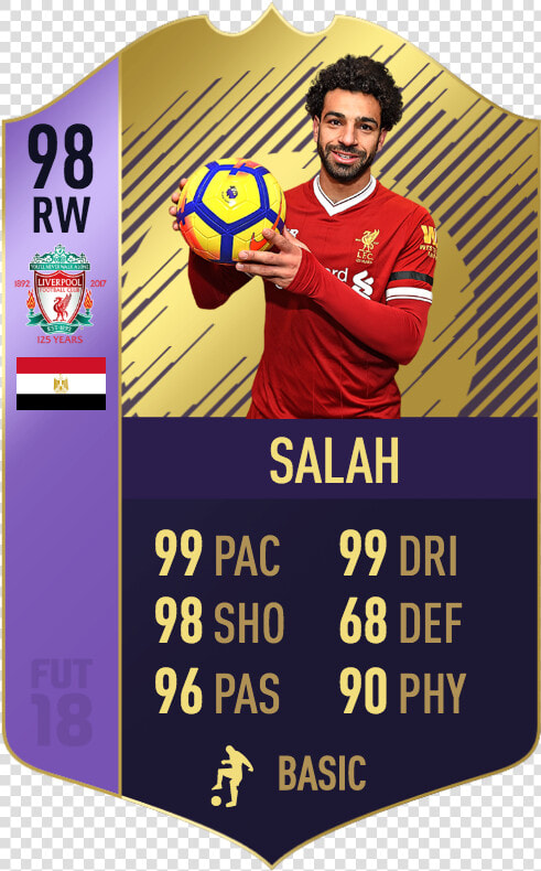 Fifa 18 Poty Salah  HD Png DownloadTransparent PNG