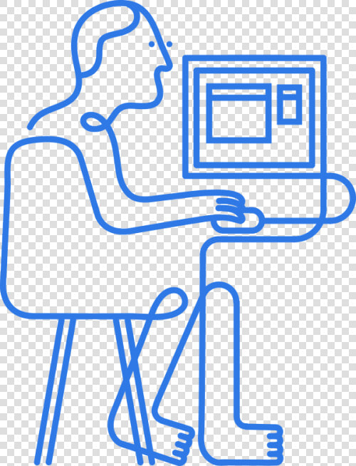 Love The Squiggly Line Man   Illustration  HD Png DownloadTransparent PNG