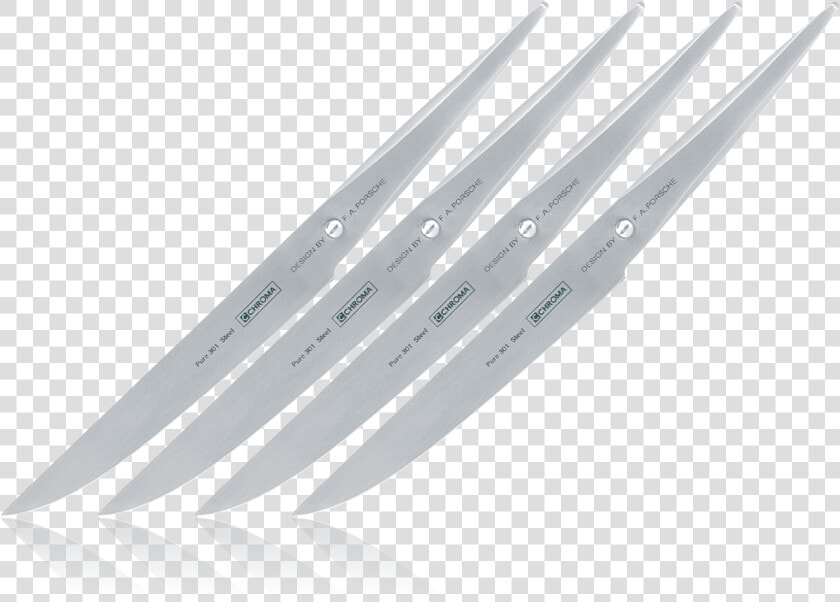 Steak Knife P15 Set 4 Pieces Each Thumbnail   Messer Porsche Design  HD Png DownloadTransparent PNG