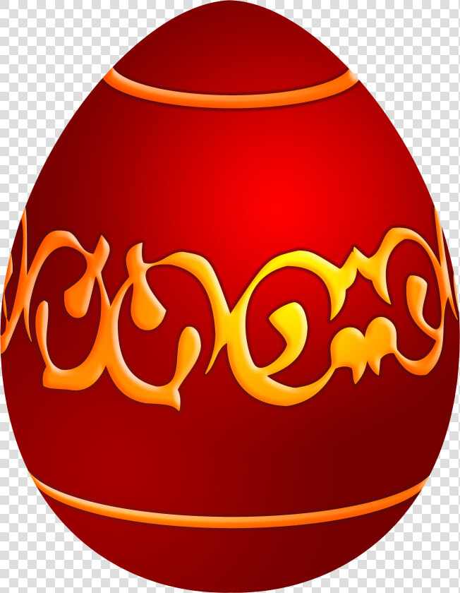 Easter Decorative Red Egg Png Png   Easter Egg  Transparent PngTransparent PNG