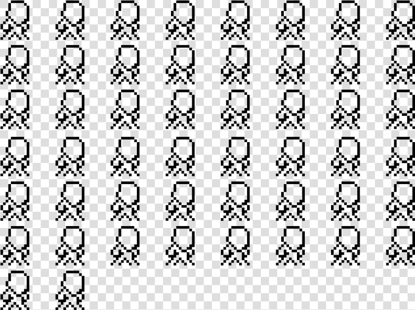 Baston Sprite Sheet Template   Character Sprite Sheet Template  HD Png DownloadTransparent PNG