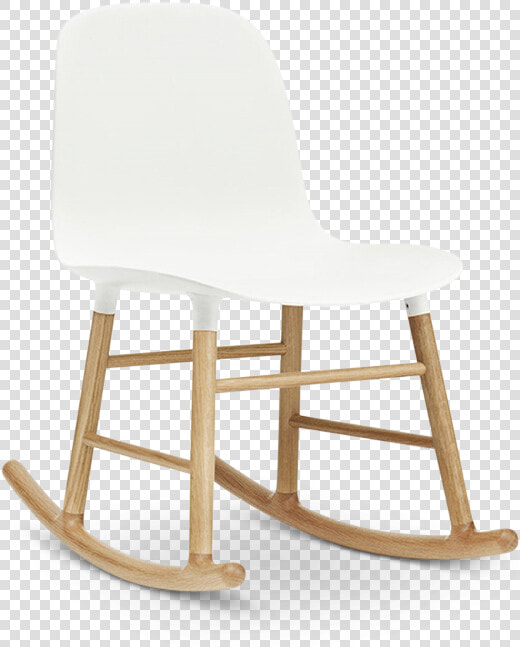 Form Rocking Chair  White 0   Rocking Chair  HD Png DownloadTransparent PNG