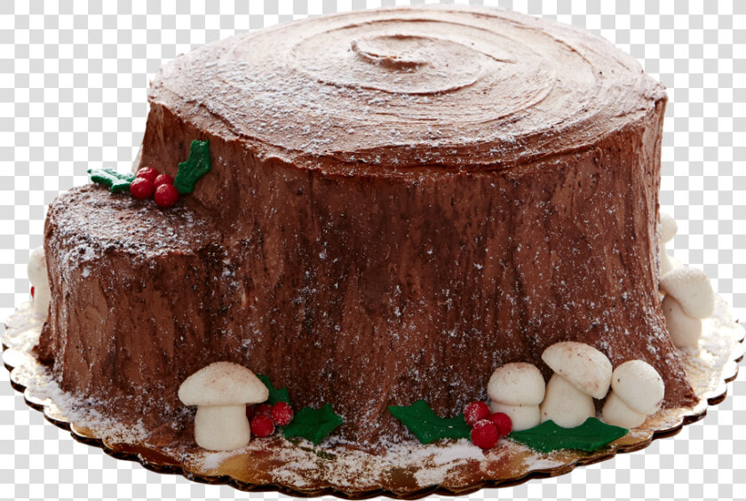 Stump De Noel   Chocolate Cake  HD Png DownloadTransparent PNG