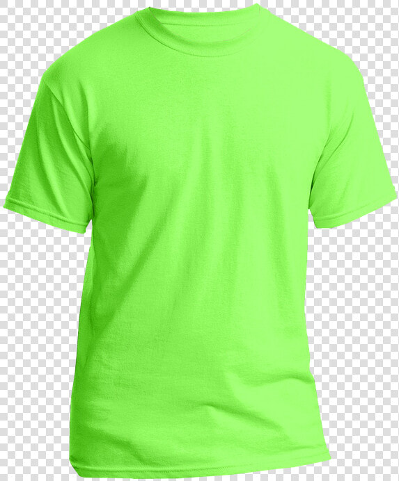 Transparent T Shirt Clipart Png   Yellow Green Plain T Shirt  Png DownloadTransparent PNG