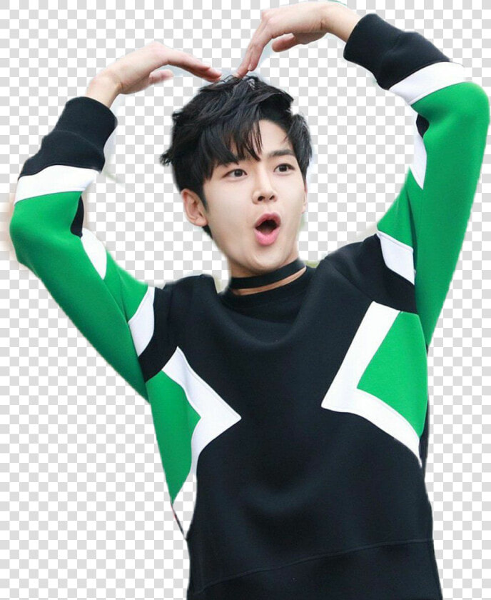  rowoon  sf9   Kpop Idols Doing Hearts  HD Png DownloadTransparent PNG