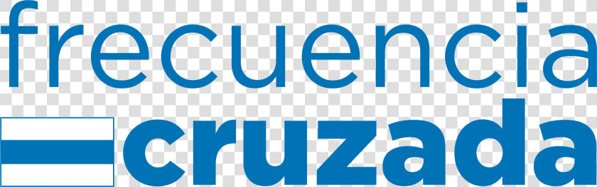 Logo Frecuencia Cruzada  01   Letras Azules  HD Png DownloadTransparent PNG