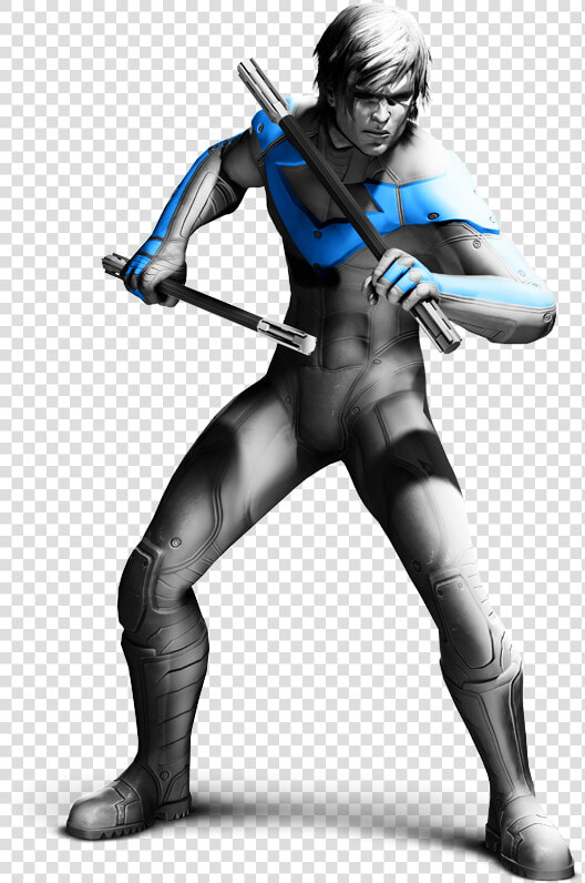 Check Out Arkham City S Nightwing   Nightwing Batman Arkham City  HD Png DownloadTransparent PNG