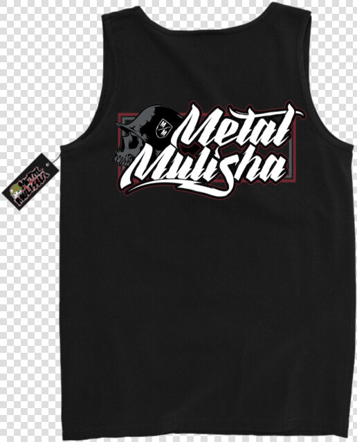 Metal Mulisha Letter Logo Tank Top Mens Back Black   Metal Mulisia  HD Png DownloadTransparent PNG