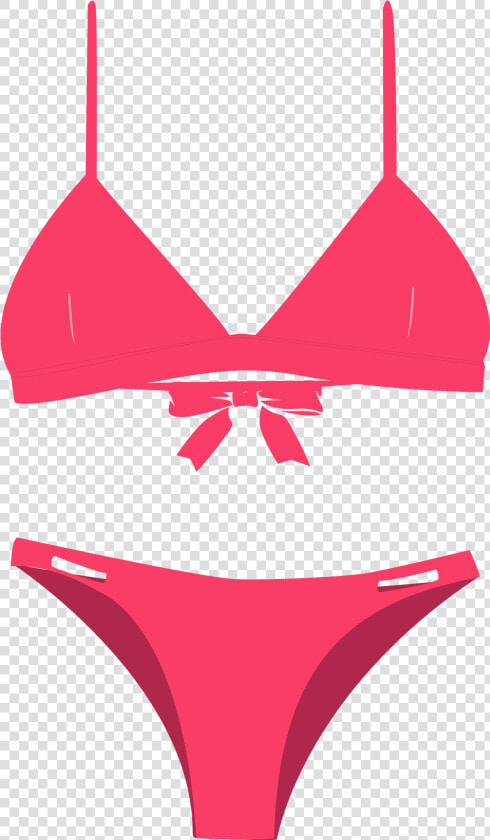 Neon Pink Bikini Set   Pink Bikini Png  Transparent PngTransparent PNG